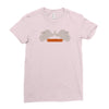 trunk wrestling Ladies Fitted T-Shirt