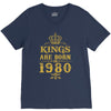 kings are born in 1980 V-Neck Tee
