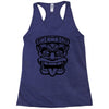 tiki mask hawaiian Racerback Tank