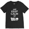 keep calm and hit 88 mph time travel V-Neck Tee