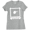 this is an old picture of me funny Ladies Fitted T-Shirt