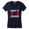 keep it lowered Women's V-Neck T-Shirt