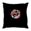 Baby Girl Throw Pillow