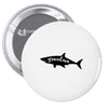Grandma Shark Pin-back button