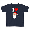 i love santa noel Toddler T-shirt