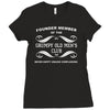 grumpy old men's club black Ladies Fitted T-Shirt