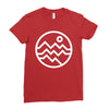 mountain bold (for dark) Ladies Fitted T-Shirt
