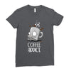 coffee addict Ladies Fitted T-Shirt