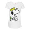 snoopy golf Maternity Scoop Neck T-shirt