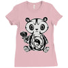 panda (3) Ladies Fitted T-Shirt