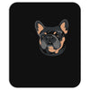 blue and tan frenchie Mousepad