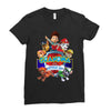 paw patrol birthday boy grandma Ladies Fitted T-Shirt