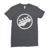 scott pilgrim vs the world bass guitar rockband vintage show movie tee Ladies Fitted T-Shirt