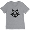 black black castle V-Neck Tee