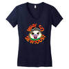 why so sewious Women's V-Neck T-Shirt