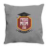 proud mom of a 2018 graduate Throw Pillow