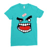anger tee (flat version) Ladies Fitted T-Shirt