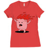 marshmallow prend feu Ladies Fitted T-Shirt