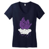 doves in mourning Women's V-Neck T-Shirt