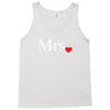 Mrs with heart dot (Mr and Mrs set) Tank Top