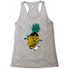 pineapple skateboarding Racerback Tank