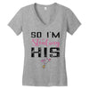 i stole her heart Women's V-Neck T-Shirt