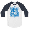 brunch day drinking 3/4 Sleeve Shirt
