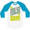rage quit 3/4 Sleeve Shirt