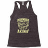 old enough young enough Racerback Tank