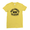 pickle back Ladies Fitted T-Shirt