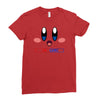 kirby gamer geek snes Ladies Fitted T-Shirt