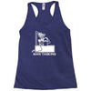 man tasking Racerback Tank