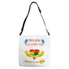 ls mug found missing piece Adjustable Strap Totes