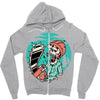 skullchain saw Zipper Hoodie