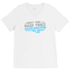 may the mass times acceleration be with you V-Neck Tee