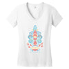 ponyo deco Women's V-Neck T-Shirt