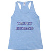 trophy husband Racerback Tank