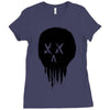 trickle skull Ladies Fitted T-Shirt