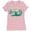 rock, paper, scissor hold Ladies Fitted T-Shirt