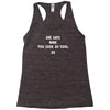 babe you look so cool Racerback Tank