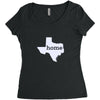home Texas t-shirt Women's Triblend Scoop T-shirt