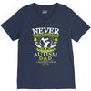 The Power Of An Autism Dad V-Neck Tee