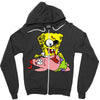 zombie spongebob Zipper Hoodie