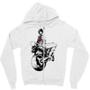 biker girl Zipper Hoodie