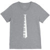 piano tie V-Neck Tee