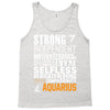 Strong Independent Motivated Aquarius Tank Top