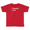 more nice than naughty Toddler T-shirt