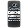 stomach cancer awaneress i wear periwinkle for someone special to me Samsung Galaxy S7 Edge Case