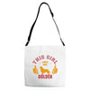 This Girl Loves Her Golden Adjustable Strap Totes