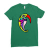 color bird Ladies Fitted T-Shirt
